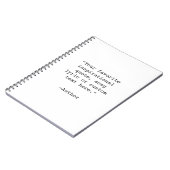 独自の引用文 ノートブック (左側)