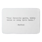 独自の引用文 バスマット (正面)