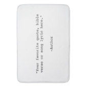 独自の引用文 バスマット (正面縦)