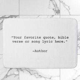 独自の引用文 バスマット