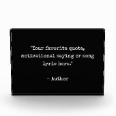 独自の引用文 フォトブロック (正面)