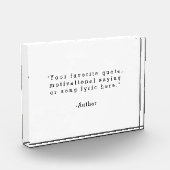 独自の引用文 フォトブロック (左)