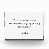 独自の引用文 フォトブロック (正面)