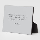 独自の引用文 フォトプラーク (側面)