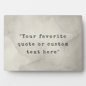 独自の引用文 フォトプラーク (正面)