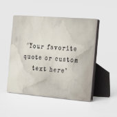 独自の引用文 フォトプラーク (側面)