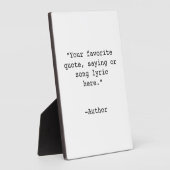 独自の引用文 フォトプラーク (側面)