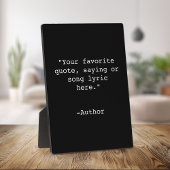 独自の引用文 フォトプラーク