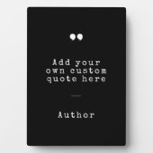 独自の引用文 フォトプラーク (正面)