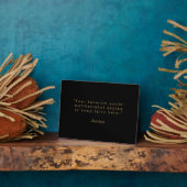 独自の引用文 フォトプラーク (側面)