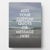 独自の引用文 フォトプラーク (正面)