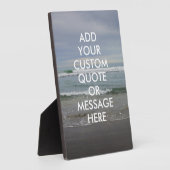 独自の引用文 フォトプラーク (側面)