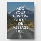 独自の引用文 フォトプラーク (正面)