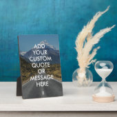 独自の引用文 フォトプラーク (側面)