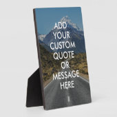 独自の引用文 フォトプラーク (側面)