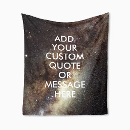 独自の引用文 フリースブランケット