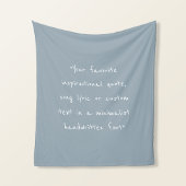 独自の引用文 フリースブランケット