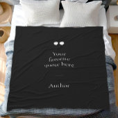 独自の引用文 フリースブランケット