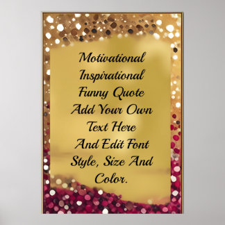 独自の引用文 ポスター