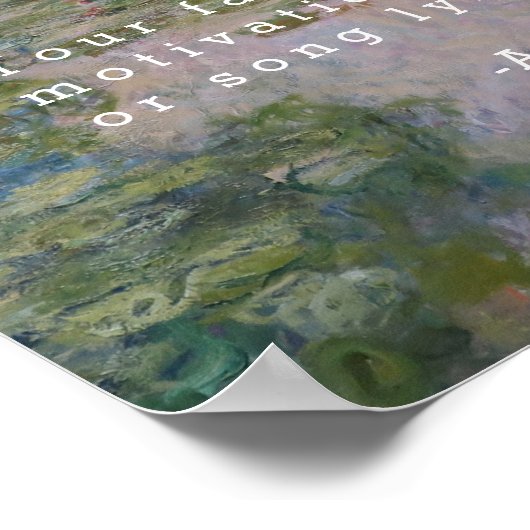 独自の引用文 ポスター (角)