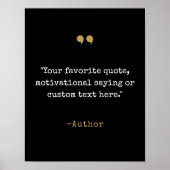 独自の引用文 ポスター (正面)