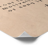 独自の引用文 ポスター (角)