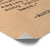 独自の引用文 ポスター (角)