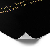 独自の引用文 ポスター (角)