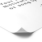 独自の引用文 ポスター (角)