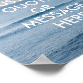 独自の引用文 ポスター (角)