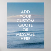 独自の引用文 ポスター (正面)