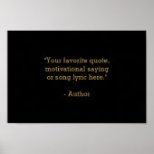 独自の引用文 ポスター (正面)