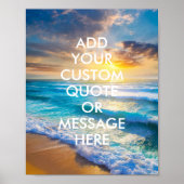 独自の引用文 ポスター (正面)