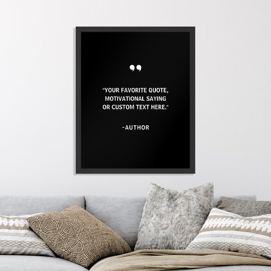 独自の引用文 ポスター