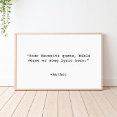 独自の引用文 ポスター