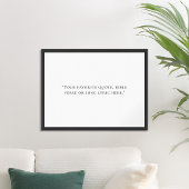 独自の引用文 ポスター