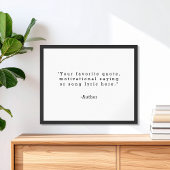 独自の引用文 ポスター