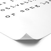 独自の引用文 ポスター (角)