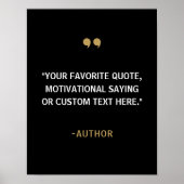 独自の引用文 ポスター (正面)