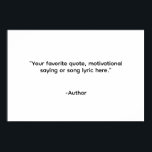 独自の引用文 ポスター<br><div class="desc">独自の引用文カスタムポスターのウォールアートを作成するミニマルタイポグラフィ。</div>