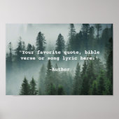 独自の引用文 ポスター (正面)