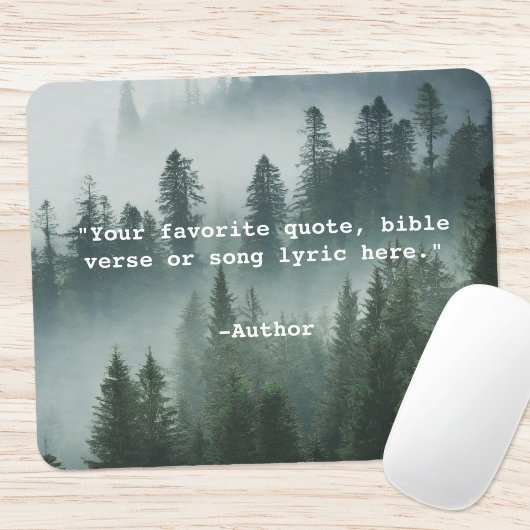 独自の引用文 マウスパッド