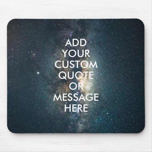 独自の引用文 マウスパッド (正面)