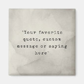 独自の引用文 マグネット (正面)