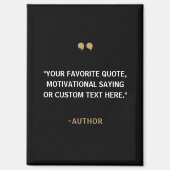 独自の引用文 マグネット (正面)