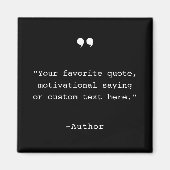 独自の引用文 マグネット (正面)