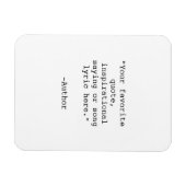 独自の引用文 マグネット (横)