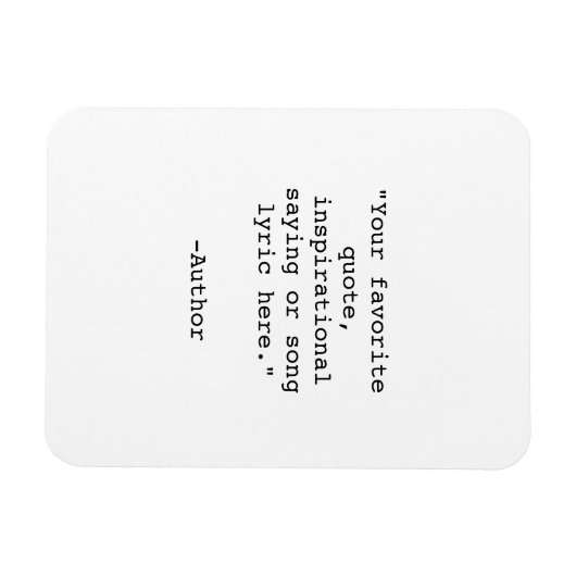 独自の引用文 マグネット (横)