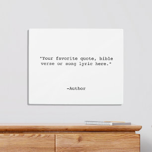 独自の引用文 メタルプリント