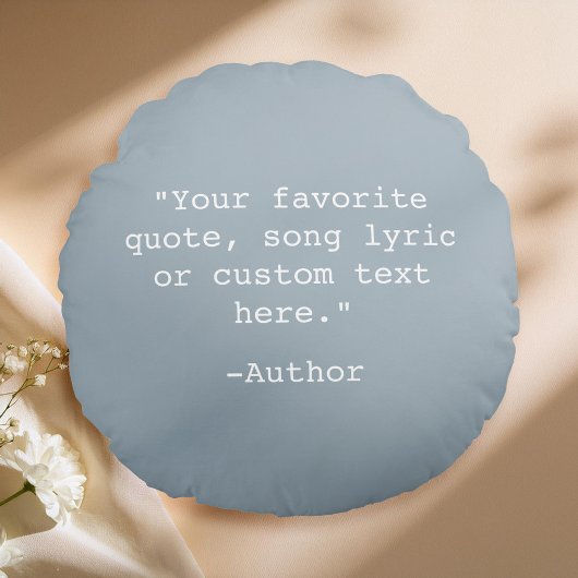 独自の引用文 ラウンドクッション